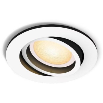 HUE Spot incastrat Milliskin Rotund LED 400lm BT (1 Milliskin + Hue Ambiance GU10) Alb - 929003811001 - 8720169319875 - 872016931987500