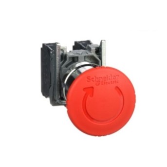 XB4BS8445 Buton oprire de urgenta 1 NO + 1 NC 22mm Rosu - XB4BS8445 - 3389110887051