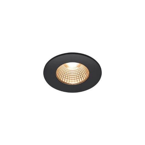 DWL 1002098 Patta I rotund 7.3W LED 440lm 1800-3000K Negru IP65 - 1002098 - 4024163222853